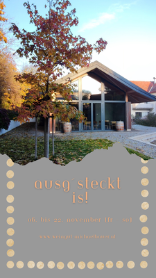 Ausg´steckt is! November Heurigen